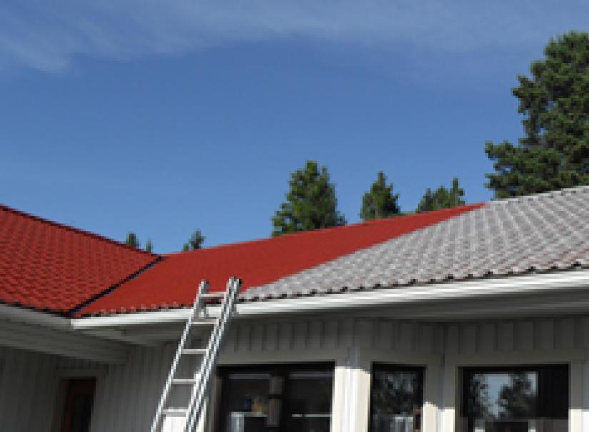 Peltikattojen maalaus